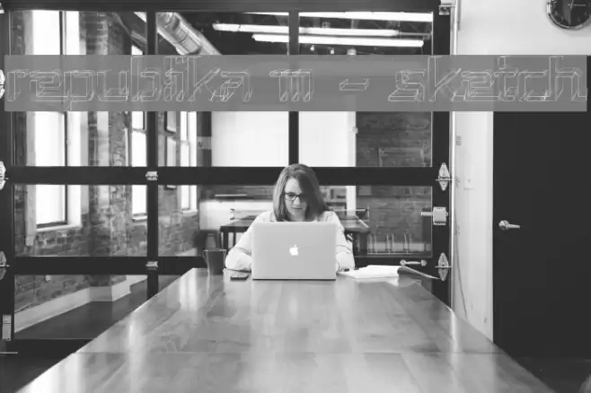 Republika III - Sketch Font examples