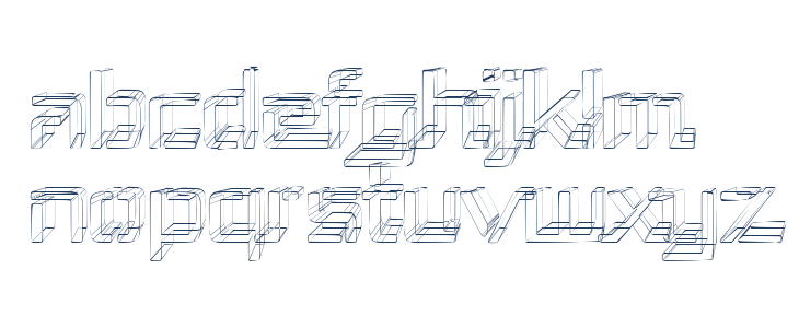 Republika III - Sketch Lowercase