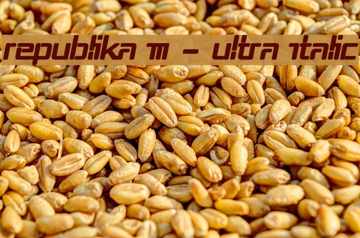 Republika III - Ultra Italic Example 3