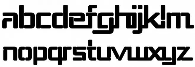 Republika III - Ultra Schriftart Kleinbuchstaben