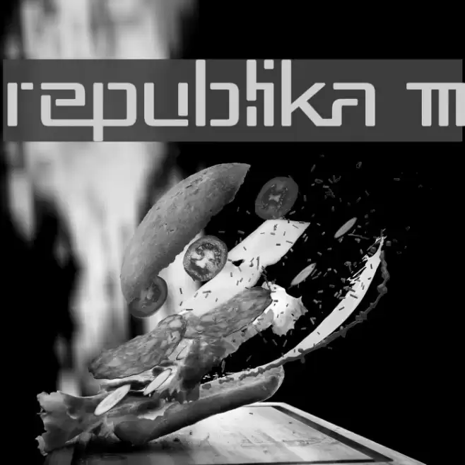 Republika III フォント examples