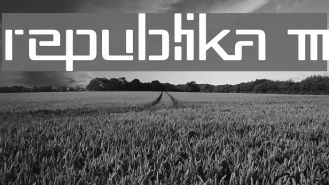 Republika III フォント examples