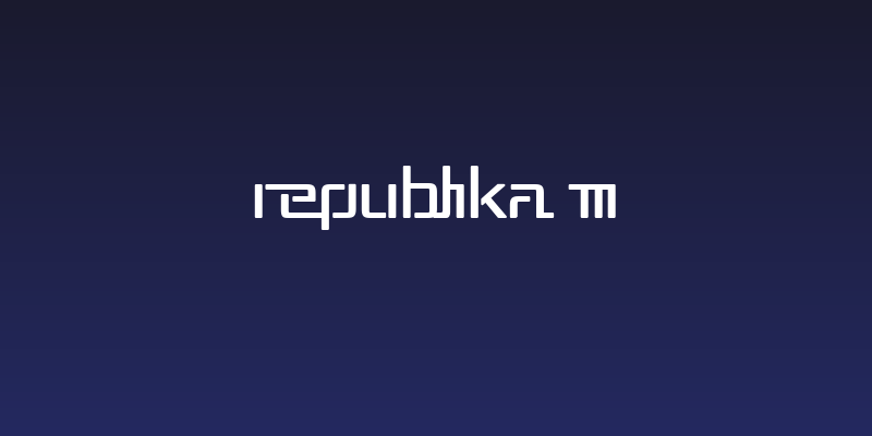 Republika III Social Header