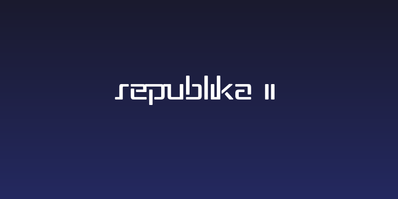 Republika II Social Header