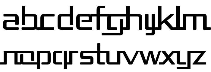 Republika II Font LOWERCASE