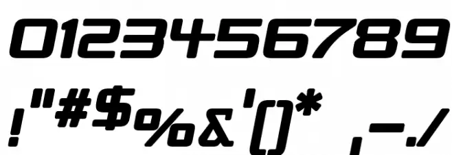 Republika IV Bold Italic Font OTHER CHARS