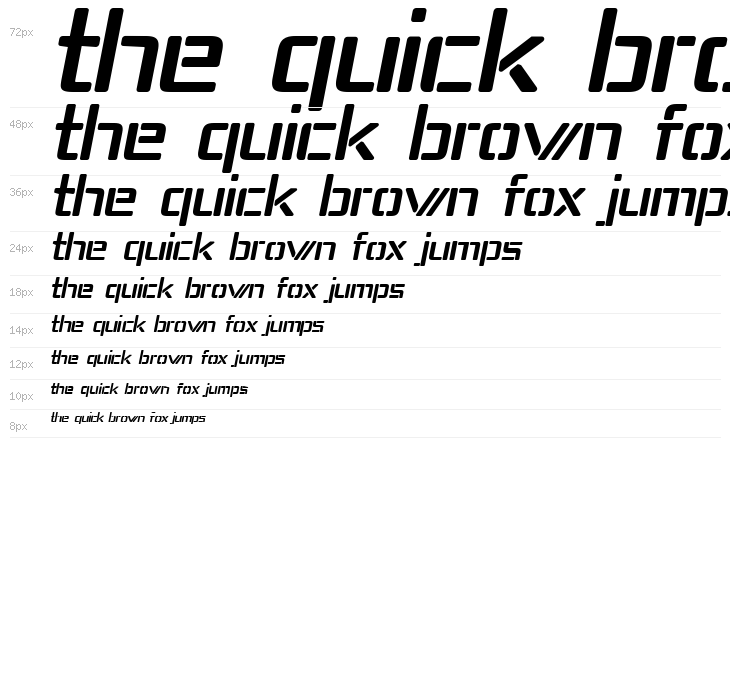 Republika IV Bold Italic Waterfall