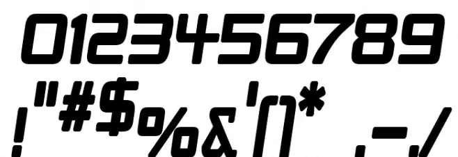 Republika IV Cnd Bold Italic Font OTHER CHARS