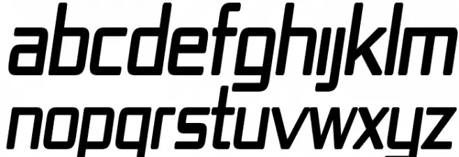 Republika IV Cnd Bold Italic خط أحرف كبيرة