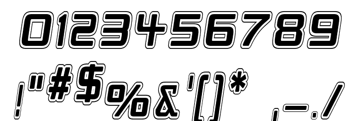 Republika IV Cnd - College Italic Font OTHER CHARS