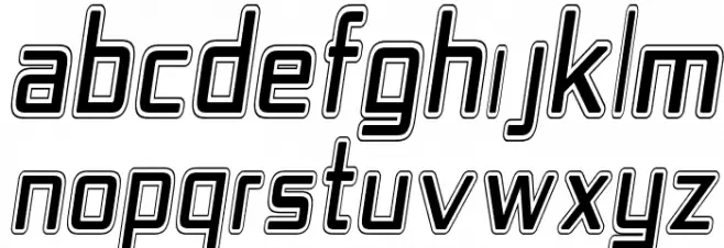 Republika IV Cnd - College Italic Шрифта ВЕРХНИЙ