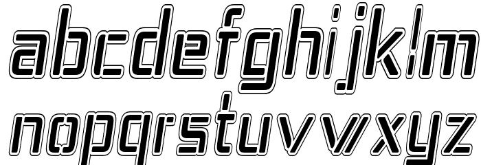 Republika IV Cnd - College Italic Font LOWERCASE