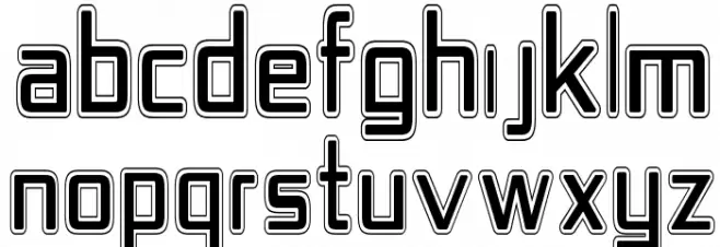 Republika IV Cnd - College Schriftart Groß