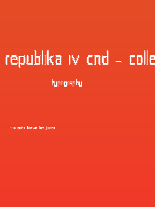 Republika IV Cnd - College Poster