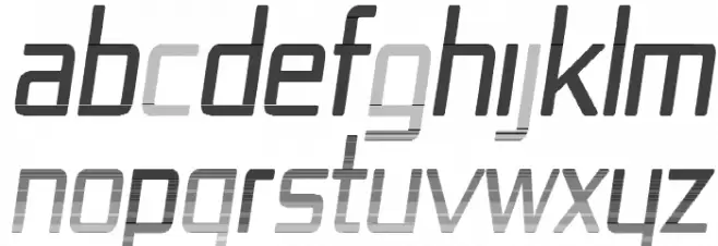 Republika IV Cnd - Haze Italic Fonte MAIÚSCULAS