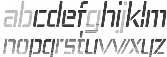 Republika IV Cnd - Haze Italic Schriftart Kleinbuchstaben