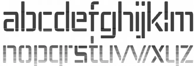 Republika IV Cnd - Haze フォント 小文字