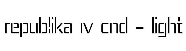 Republika IV Cnd - Light  Fuentes Gratis Descargar