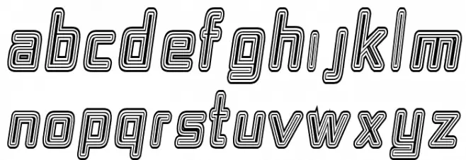 Republika IV Cnd - Maze Italic Schriftart Groß