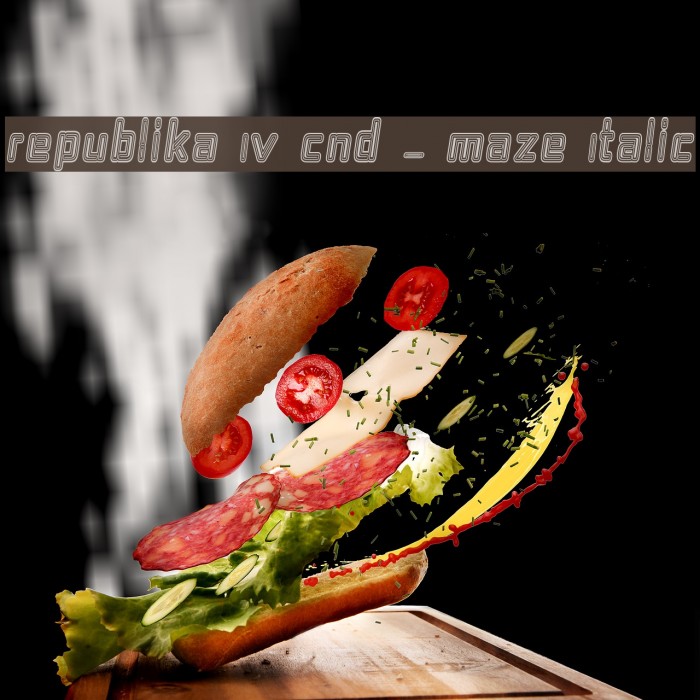 Republika IV Cnd - Maze Italic Example 3