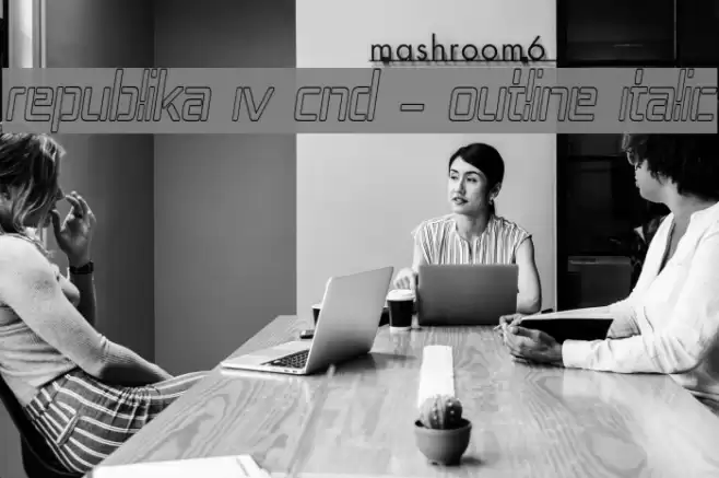 Republika IV Cnd - Outline Italic Font examples