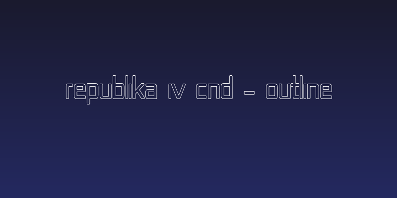 Republika IV Cnd - Outline Social Header