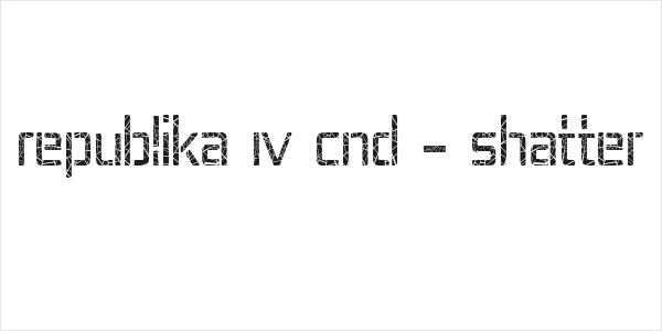 Republika IV Cnd - Shatter Logo