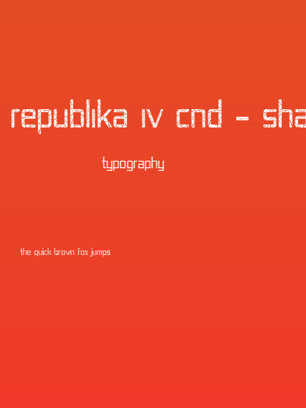 Republika IV Cnd - Shatter Poster