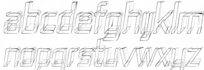 Republika IV Cnd - Sketch Italic Schriftart Groß