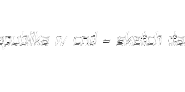 Republika IV Cnd - Sketch Italic Logo