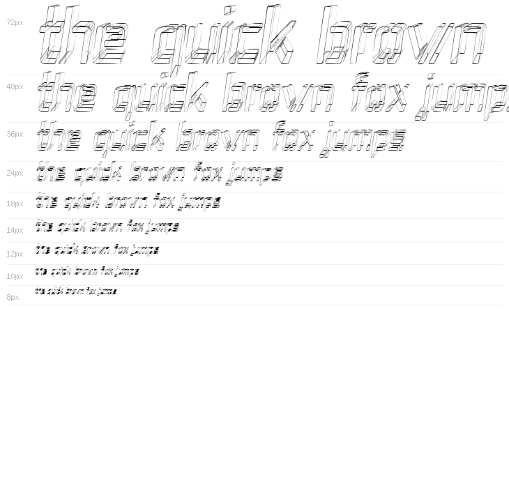 Republika IV Cnd - Sketch Italic Waterfall