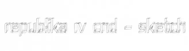 Republika IV Cnd - Sketch  Frei Schriftart Herunterladen