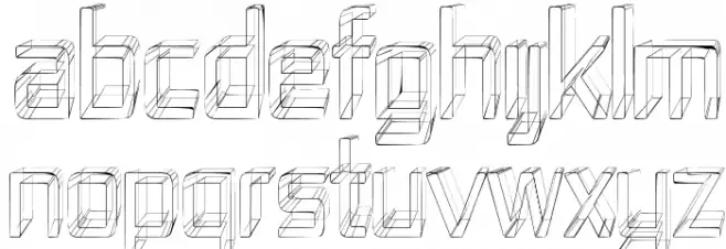 Republika IV Cnd - Sketch Schriftart Groß