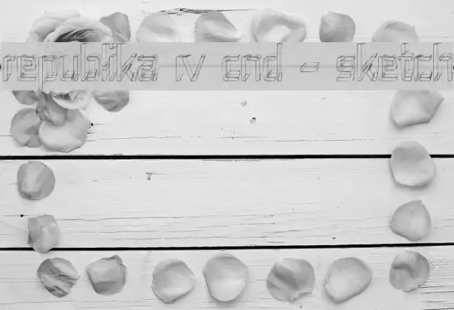 Republika IV Cnd - Sketch Font examples