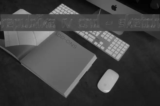 Republika IV Cnd - Sketch Font examples