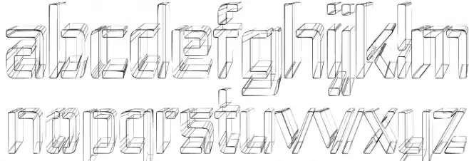 Republika IV Cnd - Sketch Caratteri MINUSCOLO