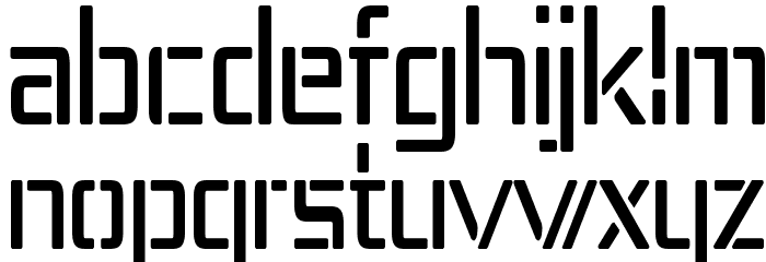 Republika IV Cnd Schriftart Kleinbuchstaben