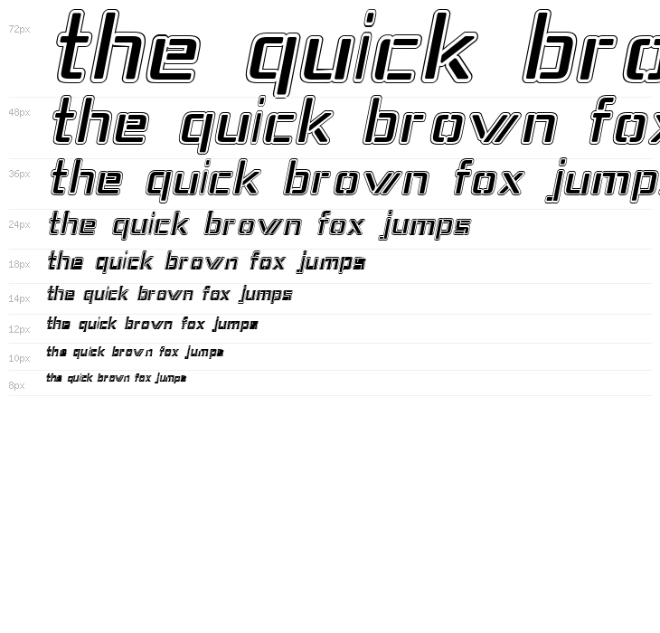 Republika IV - College Italic Waterfall