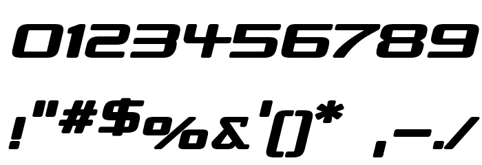 Republika IV Exp Bold Italic Font OTHER CHARS