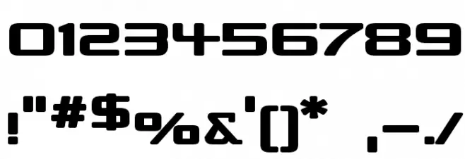 Republika IV Exp Bold Font OTHER CHARS