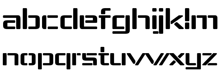 Republika IV Exp Bold Font LOWERCASE