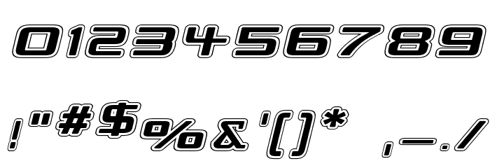 Republika IV Exp - College Italic Font OTHER CHARS