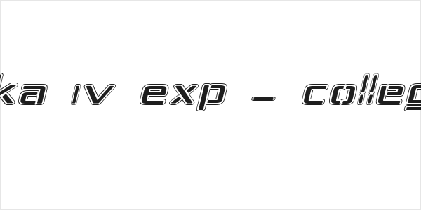 Republika IV Exp - College Italic Logo