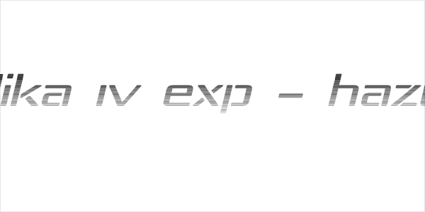 Republika IV Exp - Haze Italic Logo