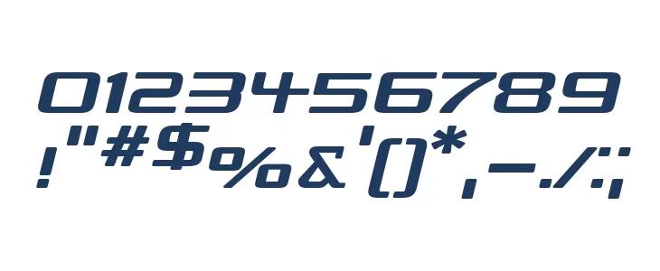 Republika IV Exp Italic Font OTHER CHARS