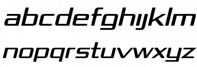 Republika IV Exp Italic 字体 大写