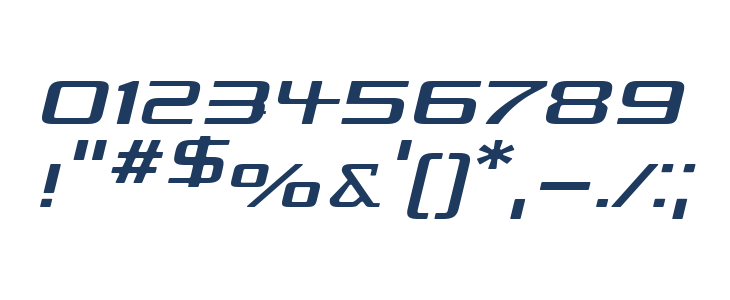 Republika IV Exp - Light Italic Other Characters