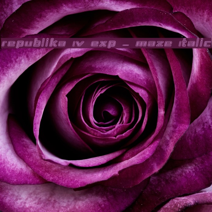 Republika IV Exp - Maze Italic Font examples