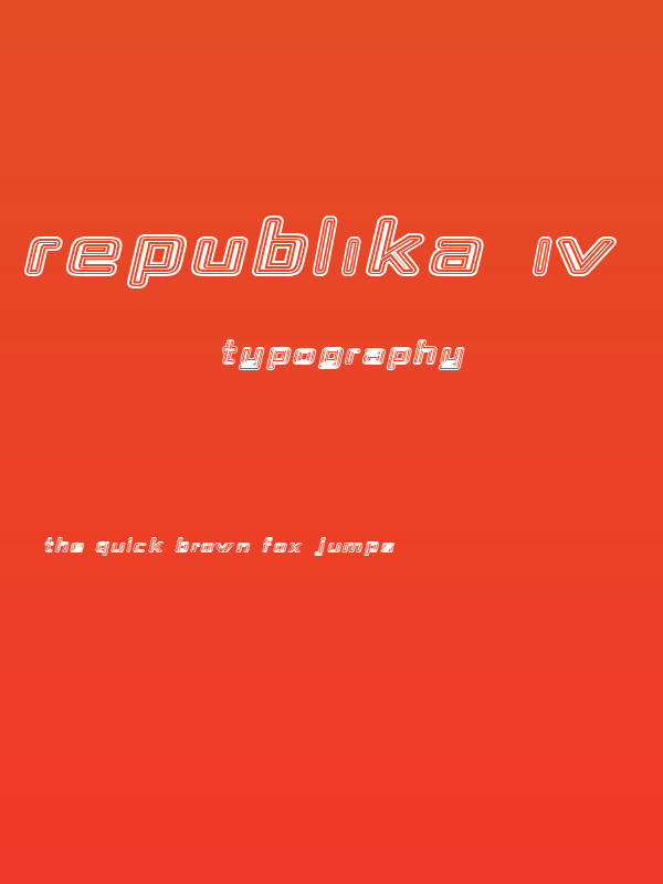 Republika IV Exp - Maze Italic Poster