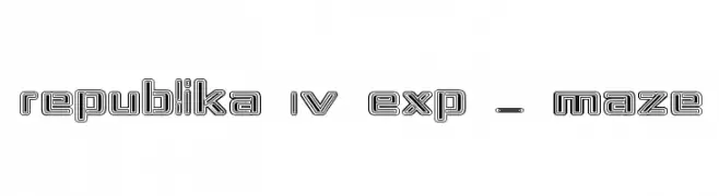 Republika IV Exp - Maze  免费字体下载
